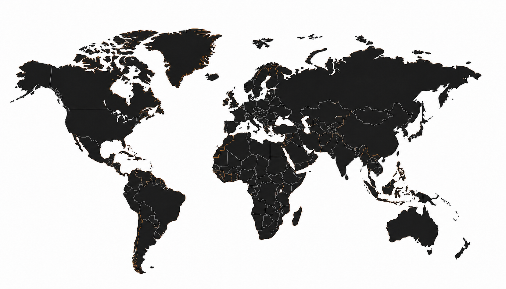 World map showing locations of AND Events case studies